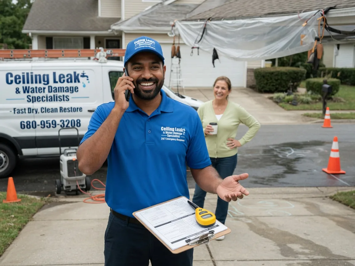 Ceiling Leak Cleanup Lumber Bridge, NC FAQs